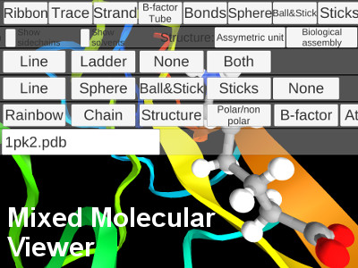 Augmented Molecular Viewer